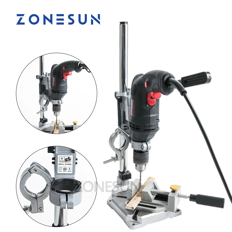 Woodworking Drill - حامل ثابت للمثقاب الكهربائي من ZONESUN،