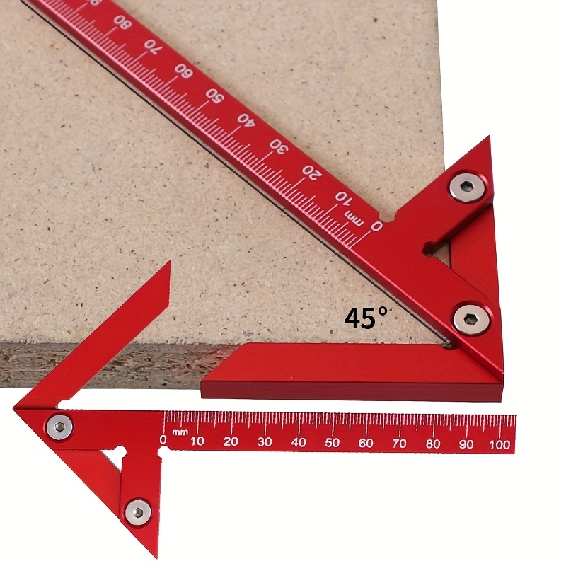 Woodworking Marking Gauge - مسطرة تحديد المركز وقياس الزوايا 45/90