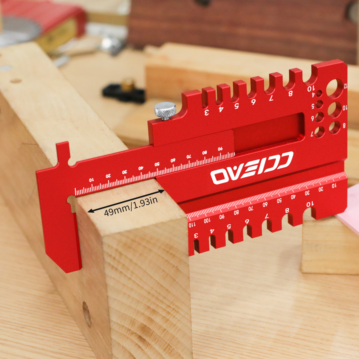 Woodworking Marking Gauge - مسطرة قياس متعددة الوظائف للأعمال الخشبية،