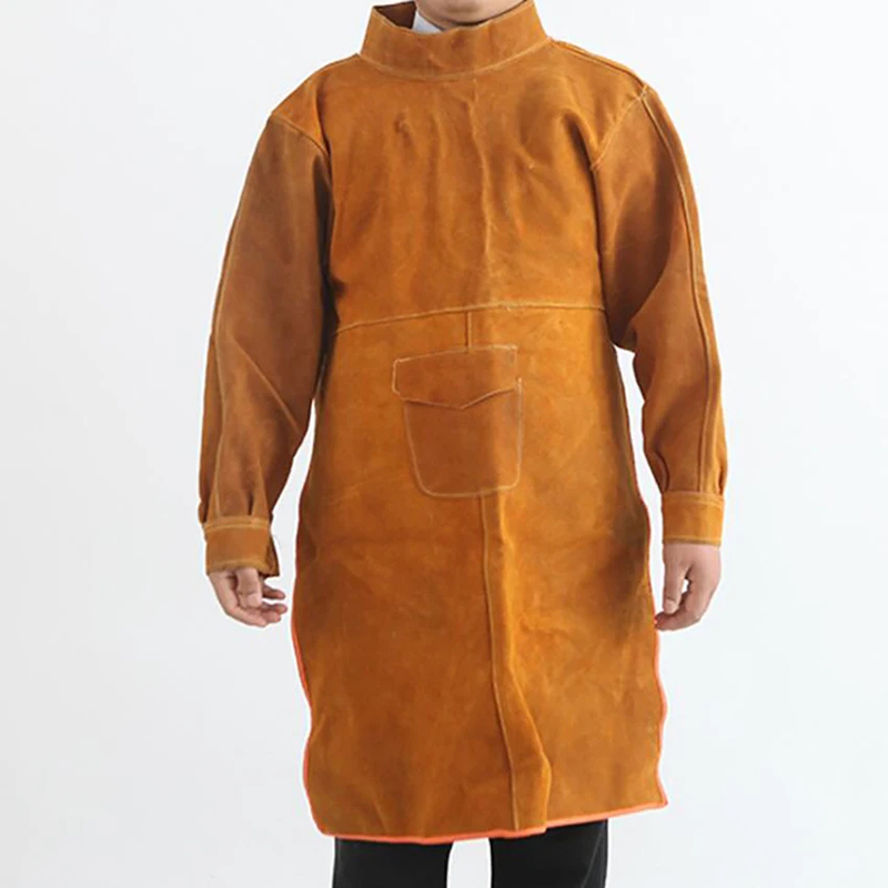 Woodworking Apron - ملابس لحام من جلد البقر، مريلة