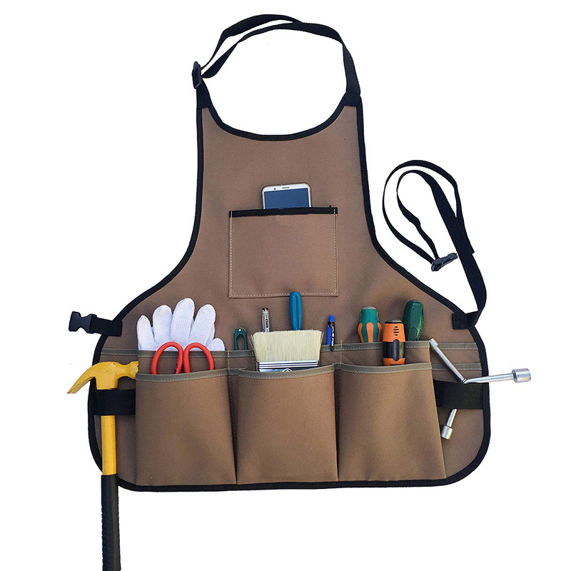 Woodworking Apron - مريلة أدوات الحدائق أكسفورد متعددة الوظائف