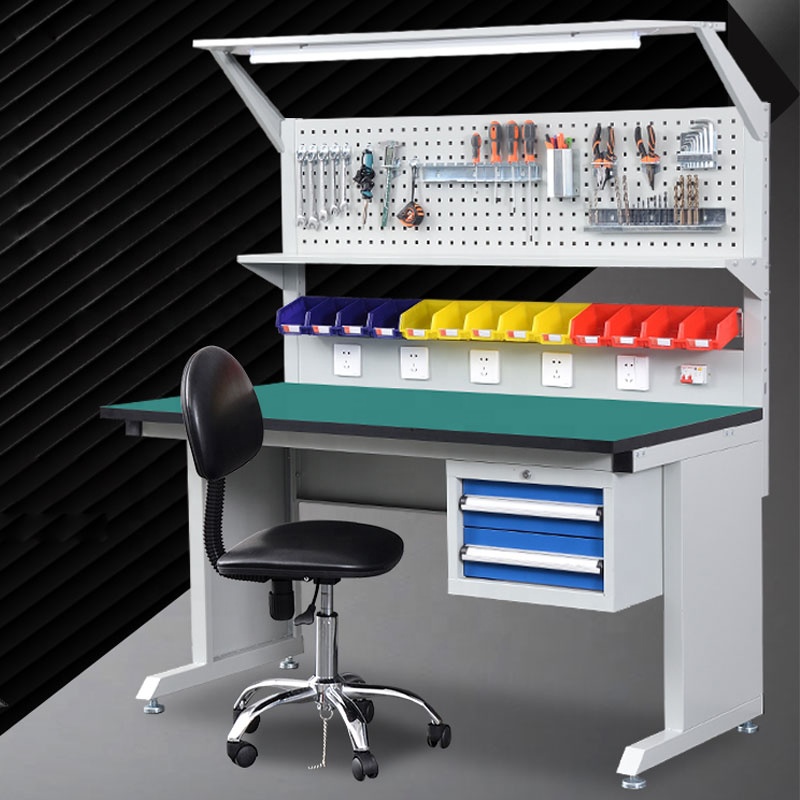 Workbench Woodworking - طاولة عمل قابلة للتعديل مضادة للكهرباء