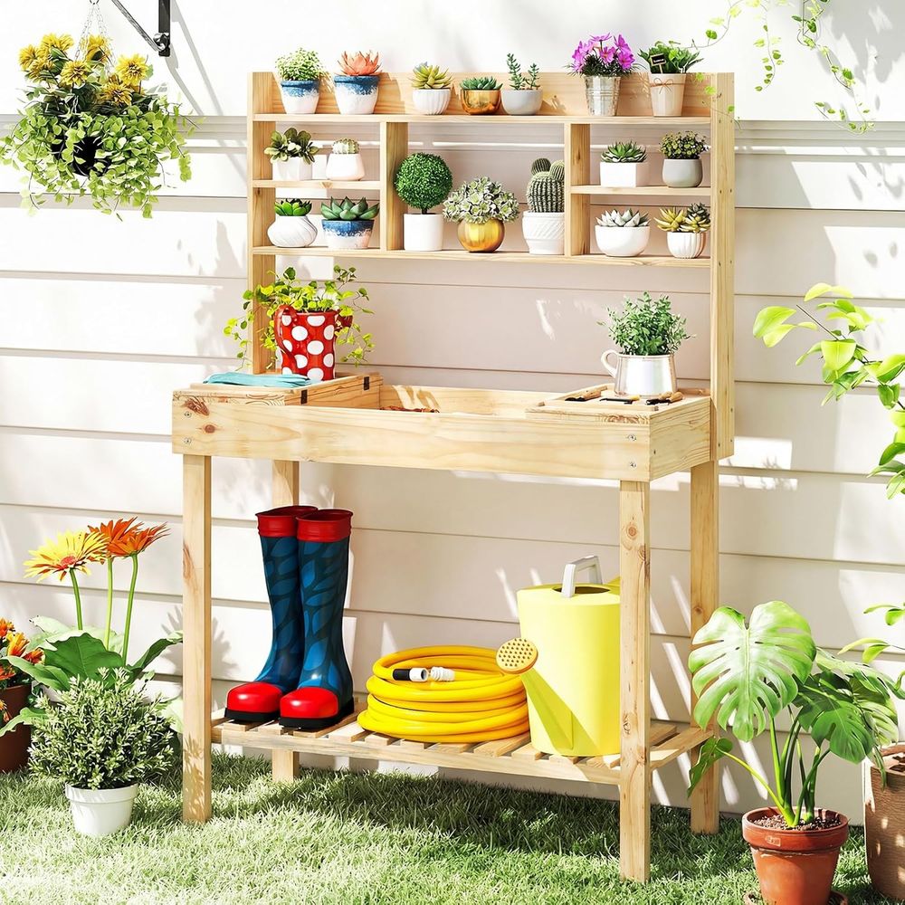 Workbench Woodworking - طاولة عمل للحدائق، طاولة عمل خشبية