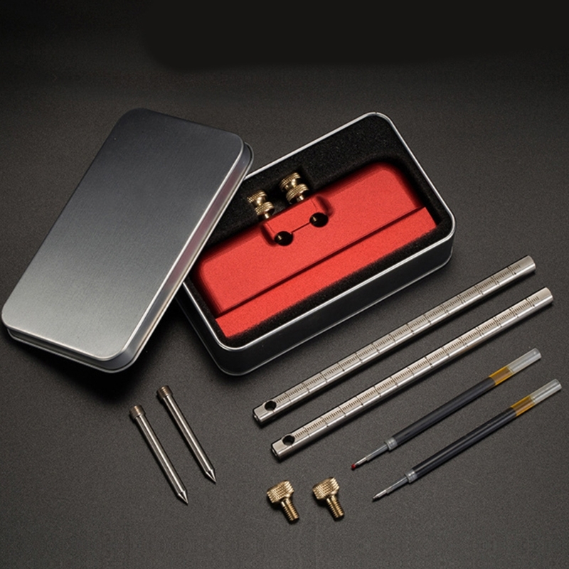 Woodworking Marking Gauge - مقياس تحديد العجلة خفيف الوزن مزدوج