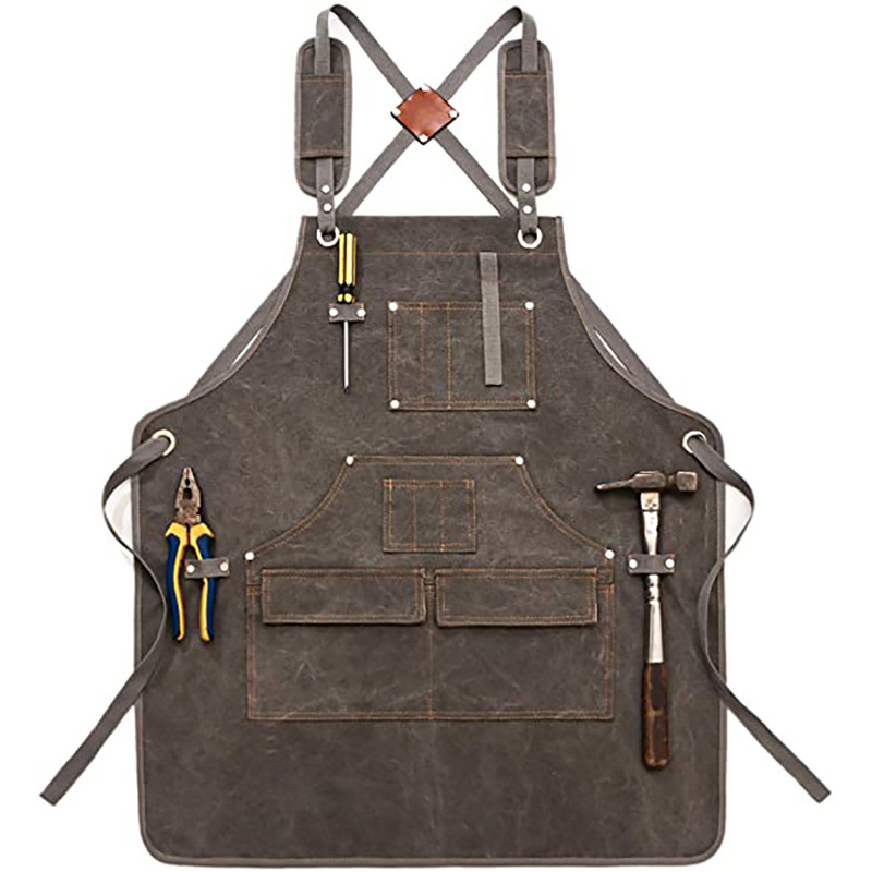 مريلة قماشية بسيطة سميكة ومقاو - مراجعة Woodworking Apron وسعره