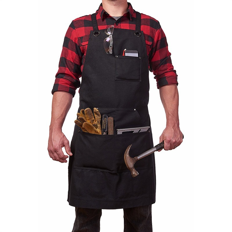 مريلة عمل قماشية شديدة التحمل  - مراجعة Woodworking Apron وسعره