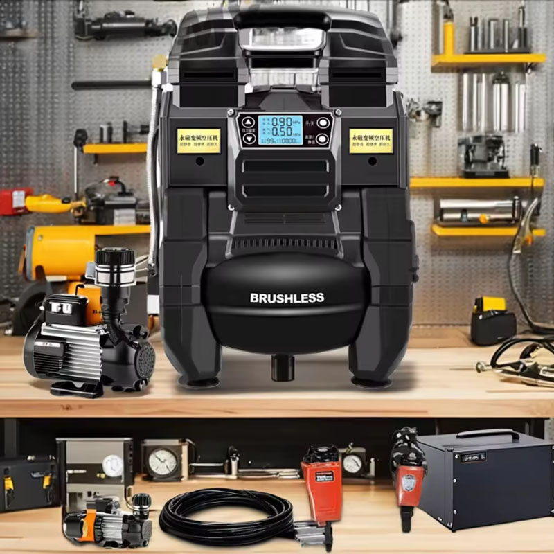ضاغط هواء صغير محمول خالي من ا - مراجعة Woodworking Oil وسعره