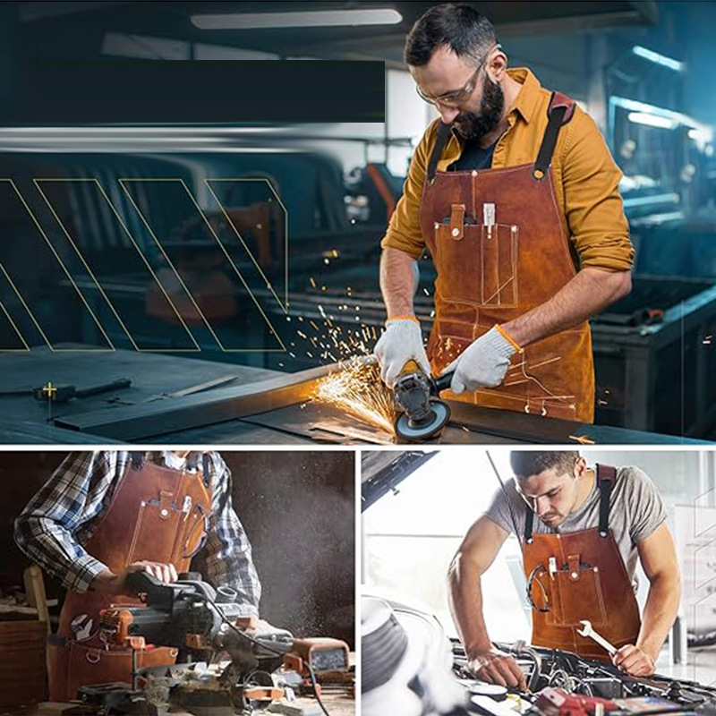 مريلة عمل مقاومة للحريق ومضادة - مراجعة Woodworking Apron وسعره