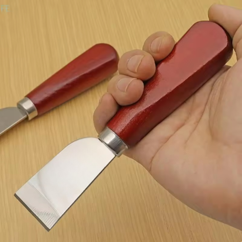سكين تقطيع الجلد بمقبض خشبي، أ - مراجعة Woodworking Tool Stores وسعره