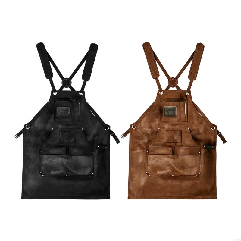 مريلة نجار قماشية متينة بجيب و - مراجعة Woodworking Apron وسعره