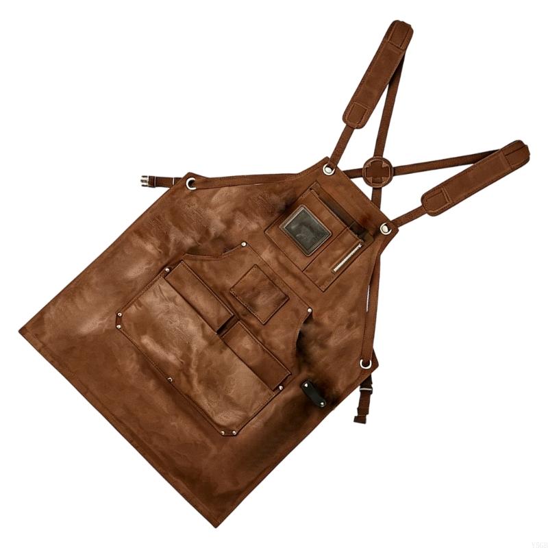 مريلة نجار قماشية متينة بجيب و - مراجعة Woodworking Apron وسعره