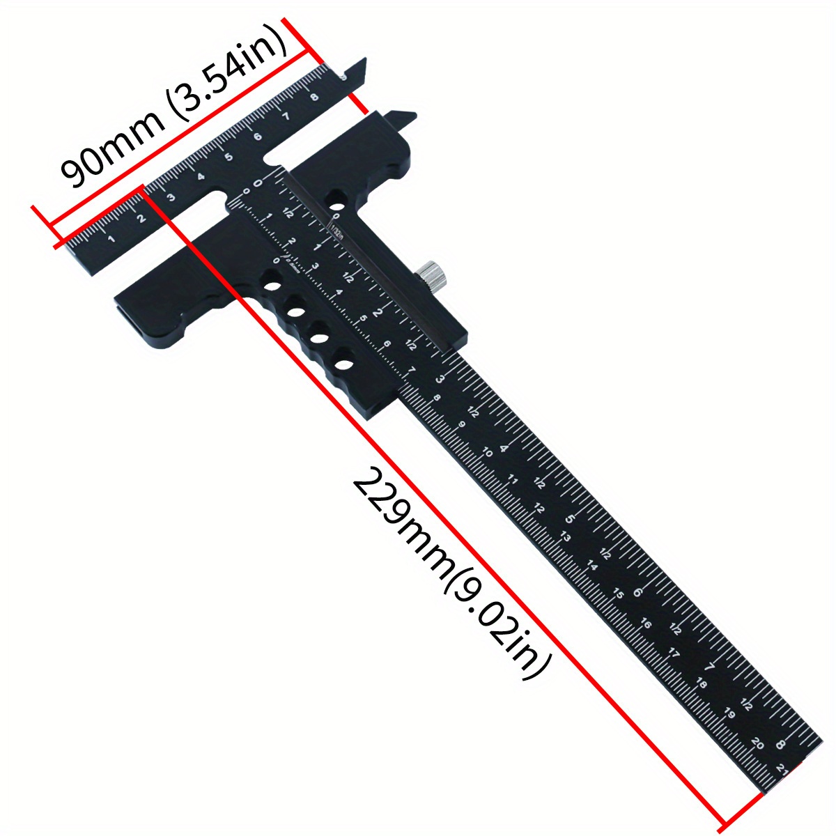 أداة قياس وتحديد على شكل حرف T - مراجعة Woodworking Marking Gauge وسعره