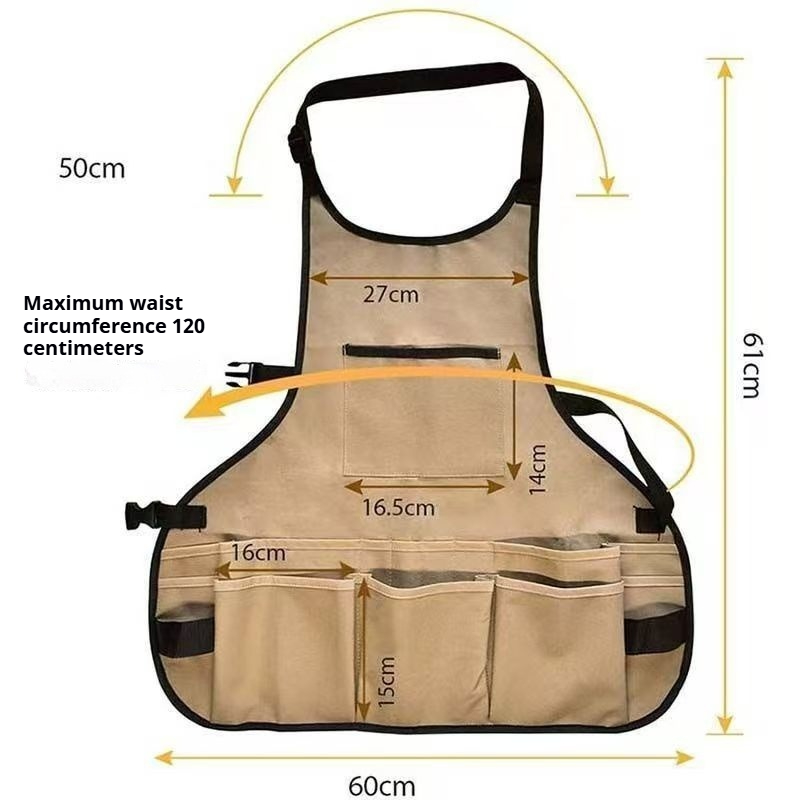 مريلة أدوات الحدائق أكسفورد مت - مراجعة Woodworking Apron وسعره
