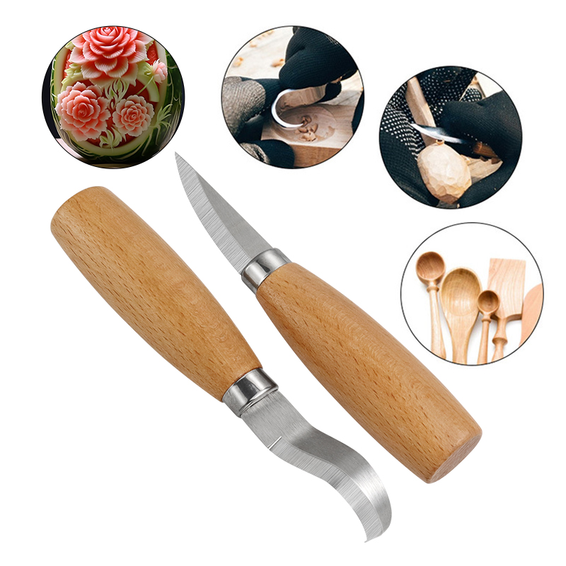 الفولاذ المقاوم للصدأ نحت سكين - مراجعة Woodworking Tool Stores وسعره
