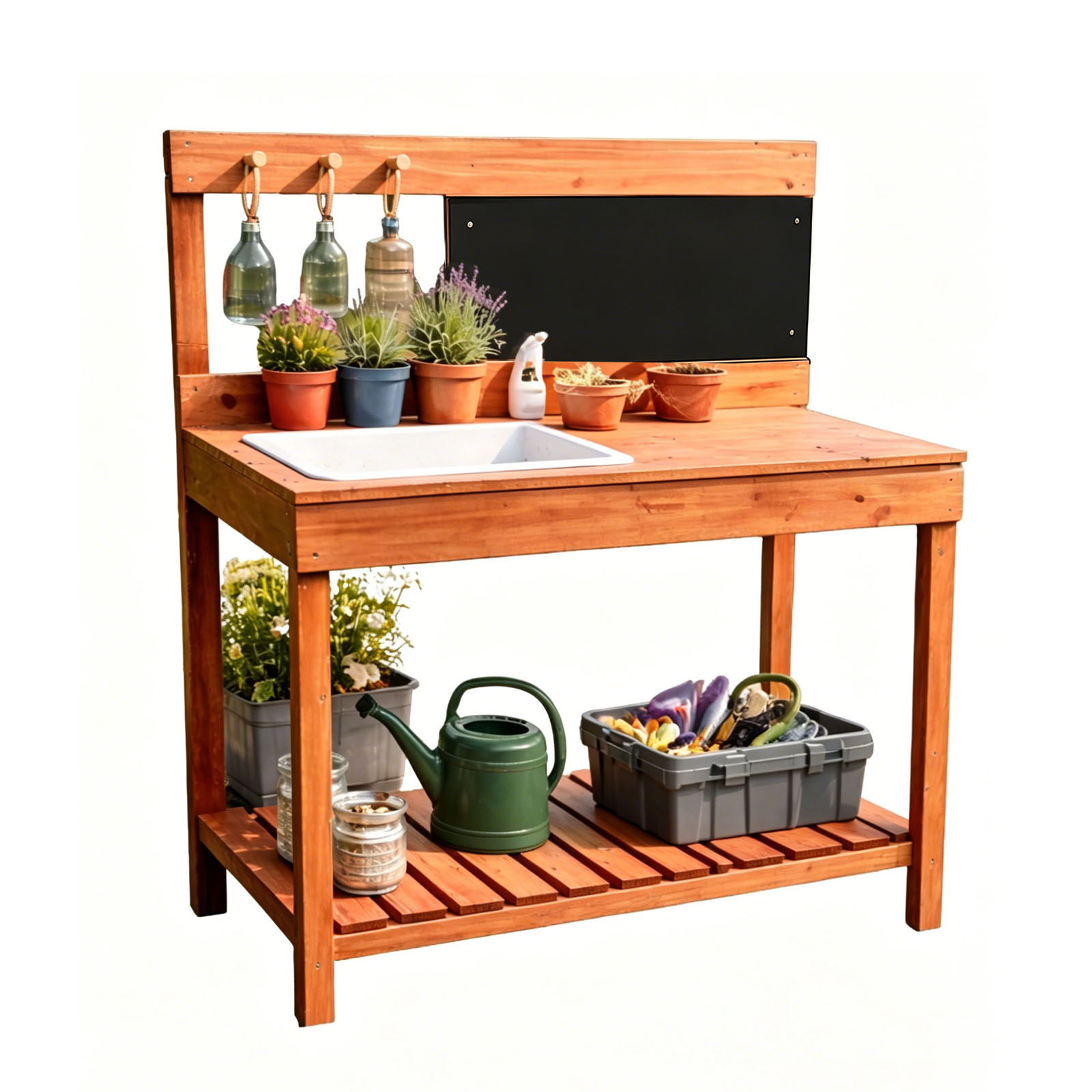 طاولات زراعة خشبية للأطفال للا - مراجعة Workbench Woodworking وسعره