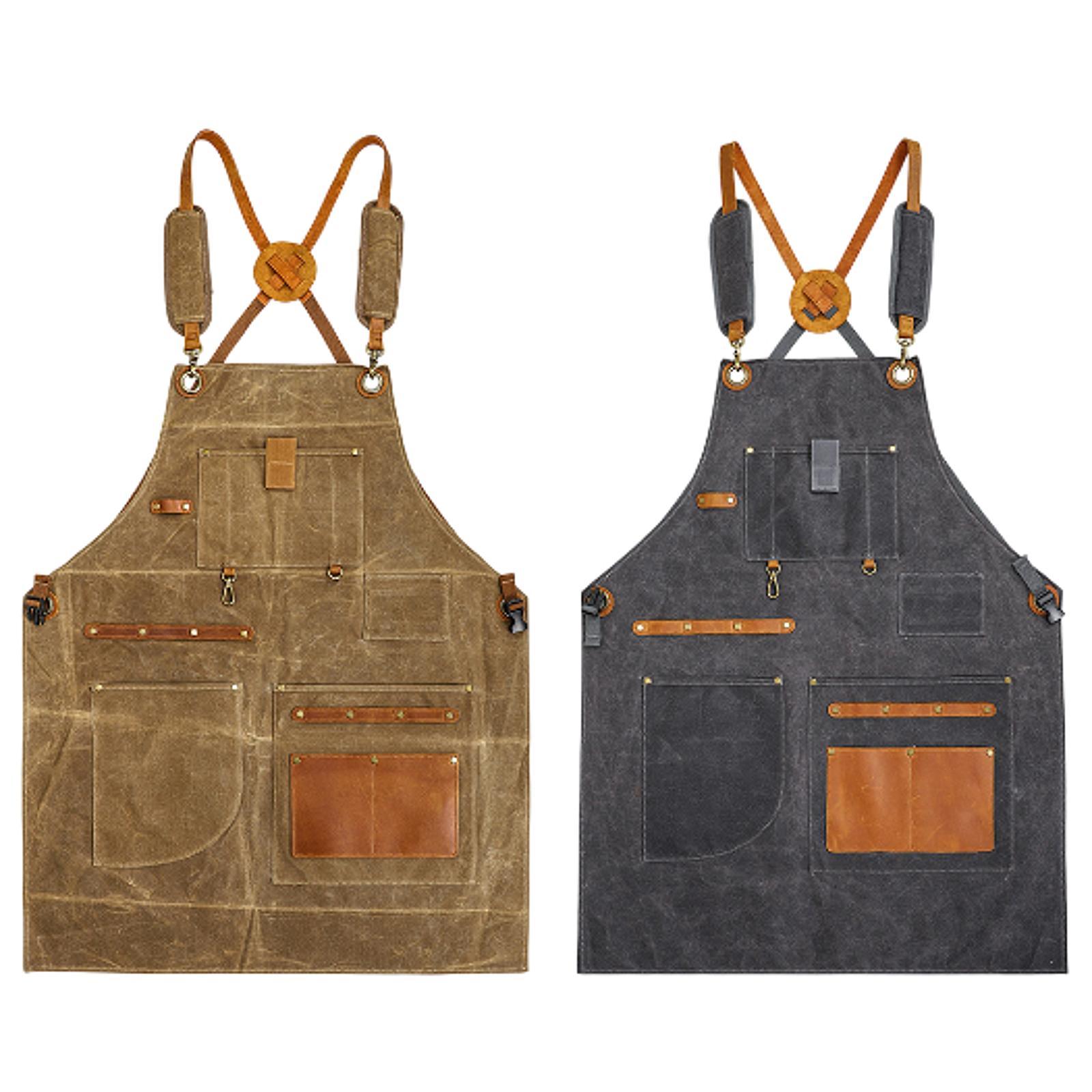 ساحة متجر النجارة سميكة أداة م - مراجعة Woodworking Apron وسعره