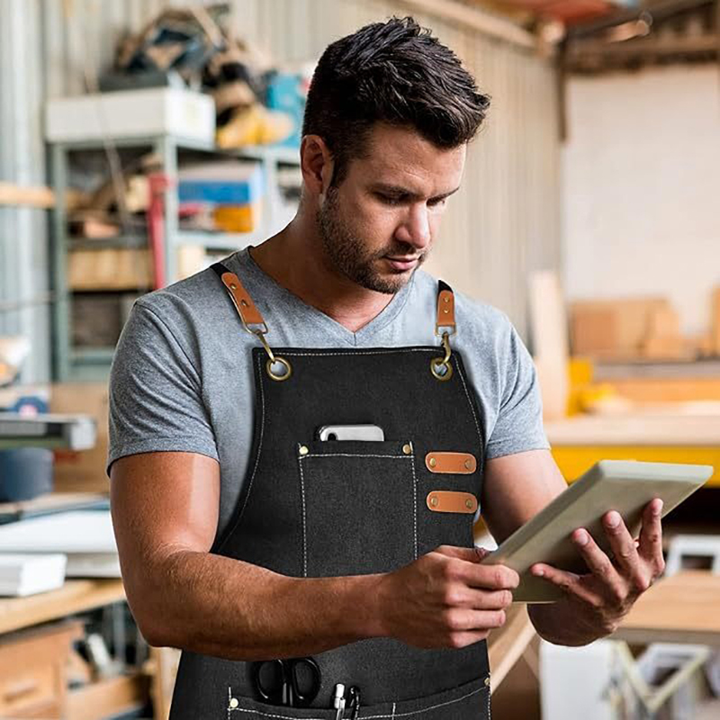 مريلة مطبخ احترافية مقاومة للم - مراجعة Woodworking Apron وسعره