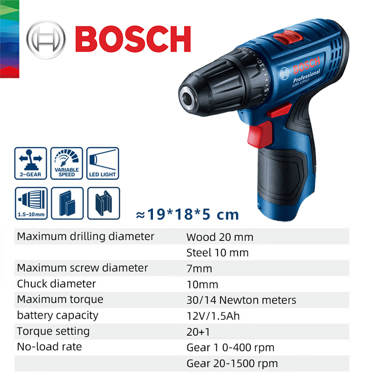 بوش GSR 120-LI 12V مثقاب كهربا - مراجعة Woodworking Drill وسعره