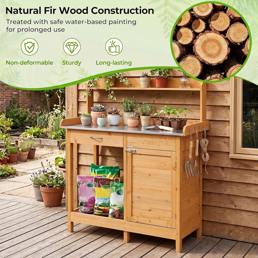 طاولة عمل خشبية للحدائق الخارج - مراجعة Workbench Woodworking وسعره