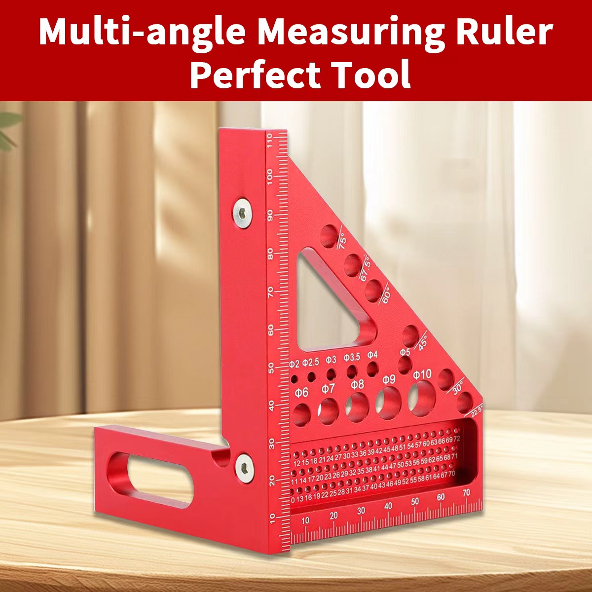 مسطرة مثلثة متعددة الزوايا للن - مراجعة Woodworking Multi Tool وسعره