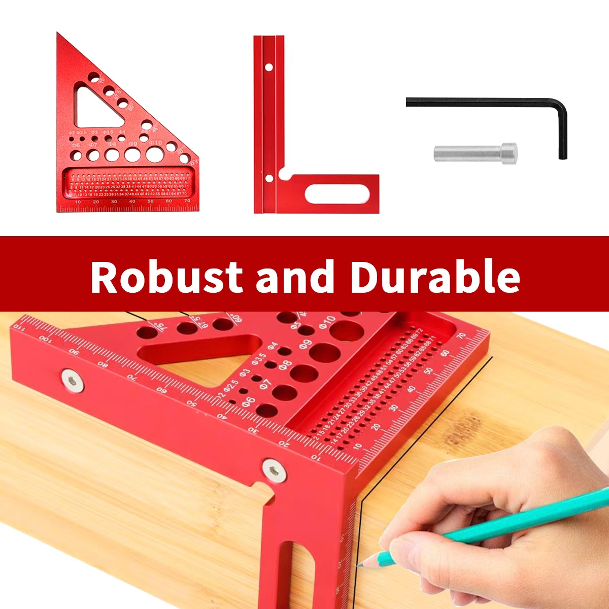 مسطرة مثلثة متعددة الزوايا للن - مراجعة Woodworking Multi Tool وسعره