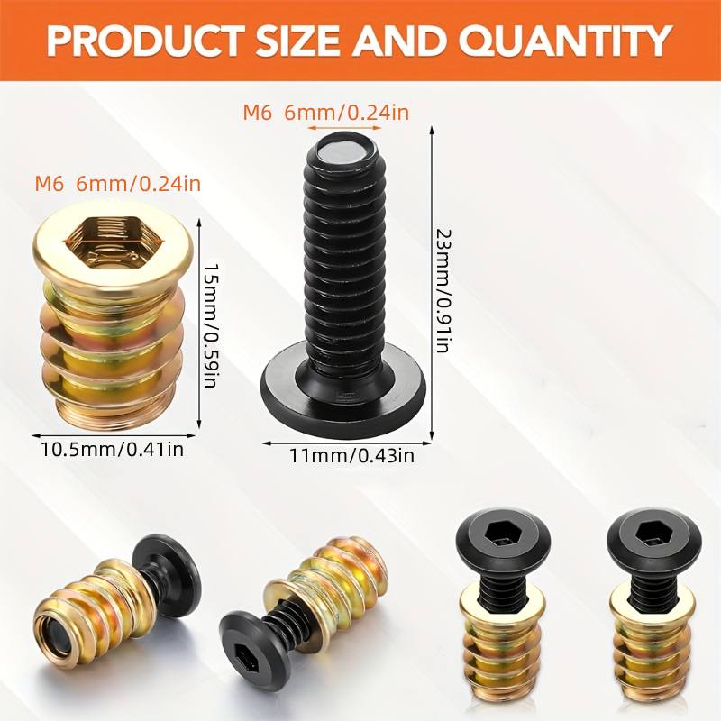 10 قطعة الجوز الخيوط إدراج مجم - مراجعة Woodworking Tool Stores وسعره