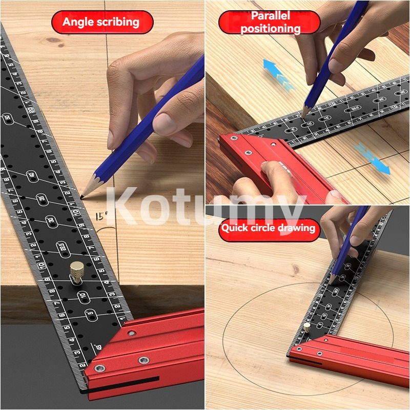 مسطرة زاوية من سبائك الألومنيو - مراجعة Woodworking Multi Tool وسعره