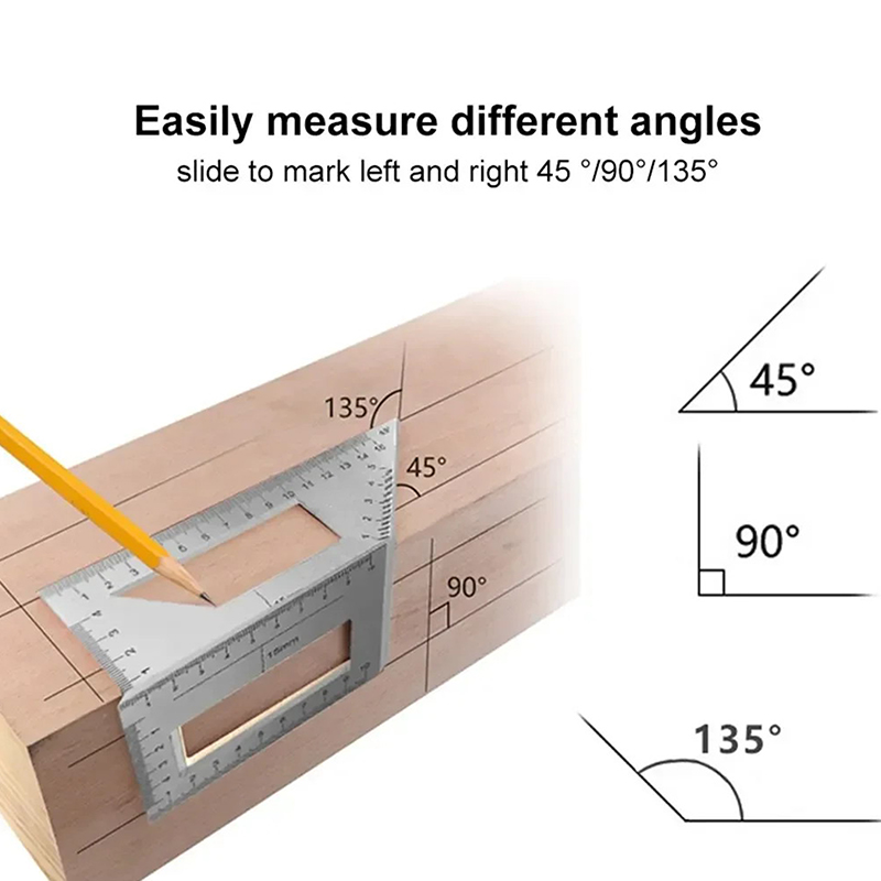 مسطرة زاوية متعددة الوظائف 45  - مراجعة Woodworking Marking Gauge وسعره